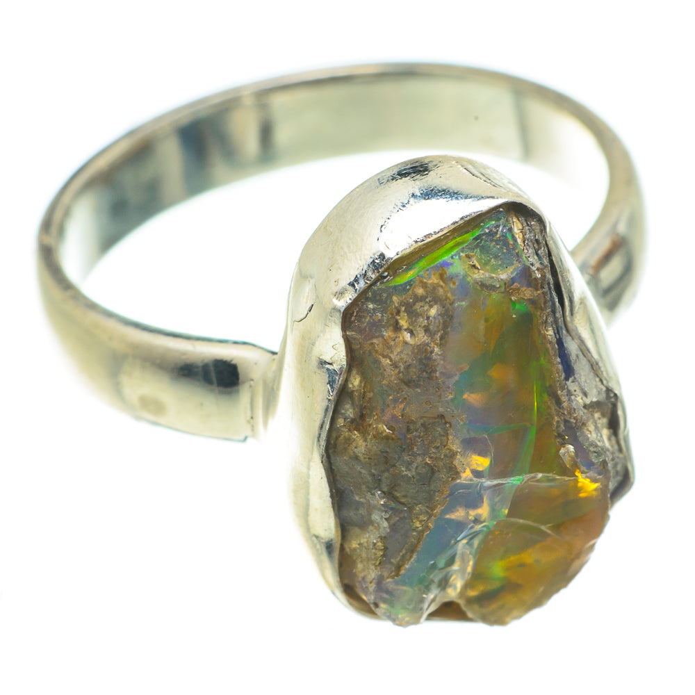 Ethiopian Opal Rings handcrafted by Ana Silver Co - RING63754