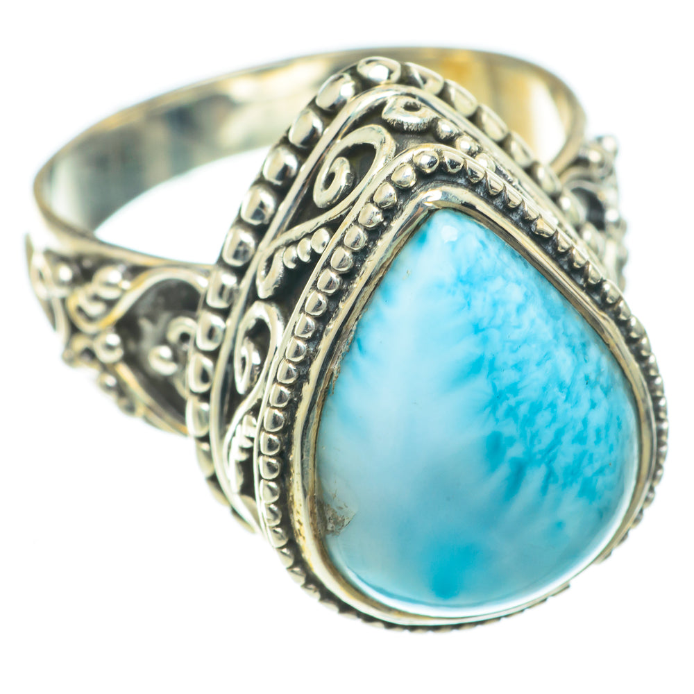 Larimar Rings handcrafted by Ana Silver Co - RING63759