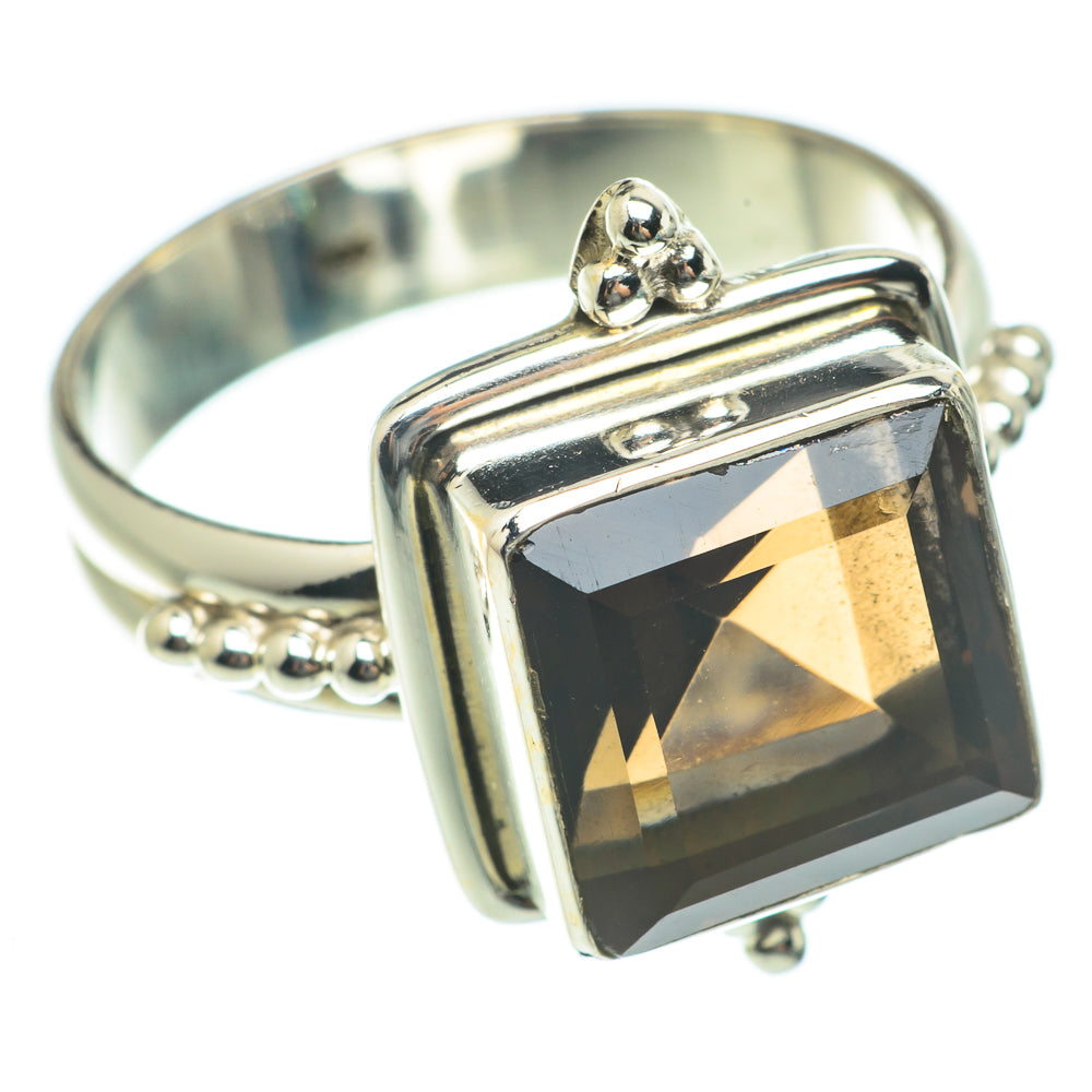 Smoky Quartz Rings handcrafted by Ana Silver Co - RING63762