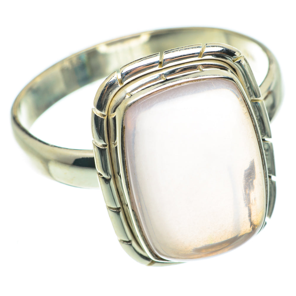 Rose Quartz Rings handcrafted by Ana Silver Co - RING63766