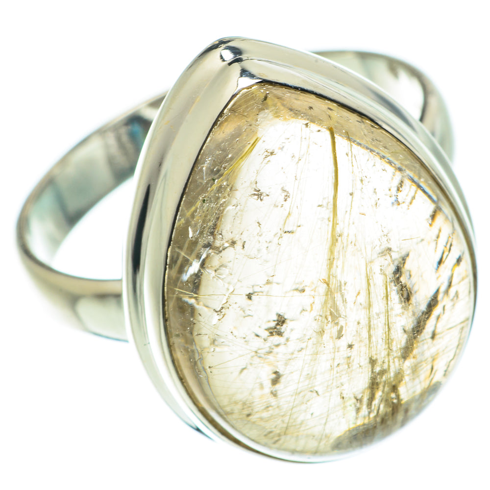 Rutilated Quartz Rings handcrafted by Ana Silver Co - RING63768