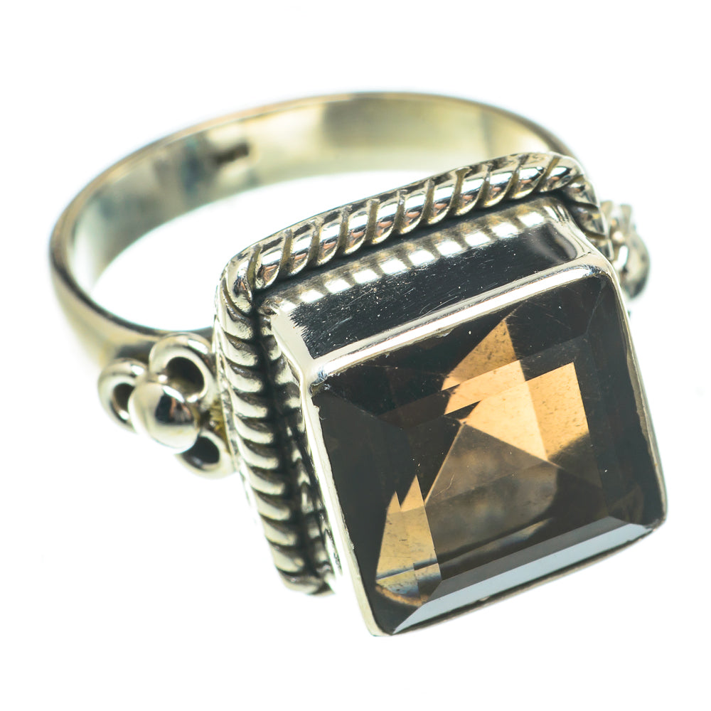 Smoky Quartz Rings handcrafted by Ana Silver Co - RING63799