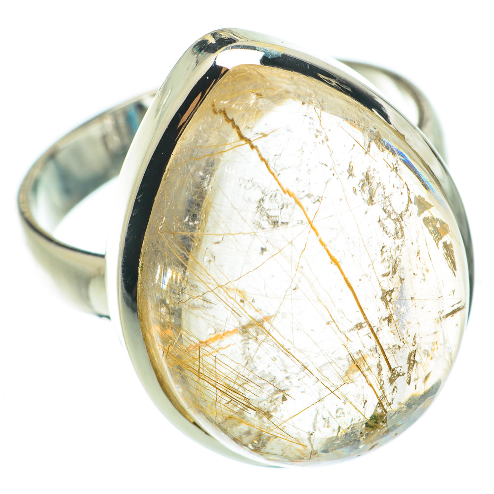 Rutilated Quartz Rings handcrafted by Ana Silver Co - RING63805