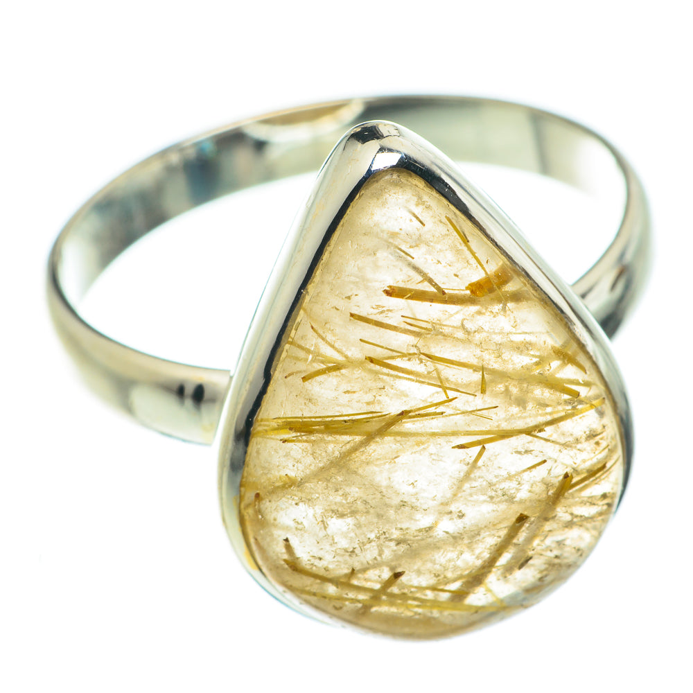 Rutilated Quartz Rings handcrafted by Ana Silver Co - RING63808