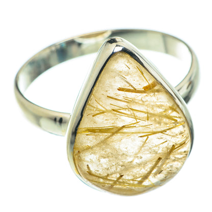 Rutilated Quartz Rings handcrafted by Ana Silver Co - RING63808