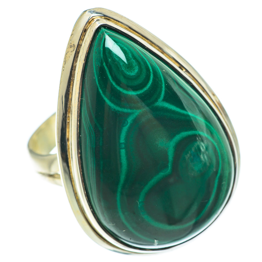 Malachite Rings handcrafted by Ana Silver Co - RING63819