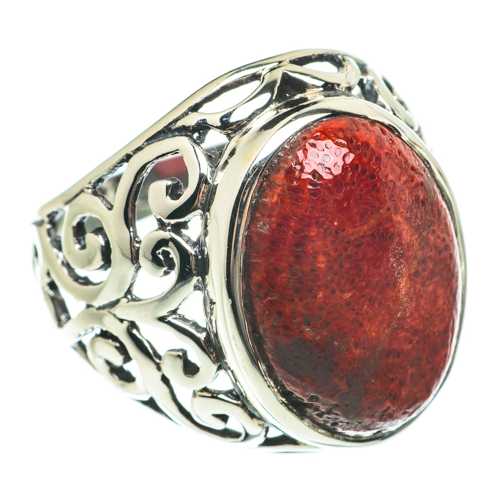 Sponge Coral Rings handcrafted by Ana Silver Co - RING63824