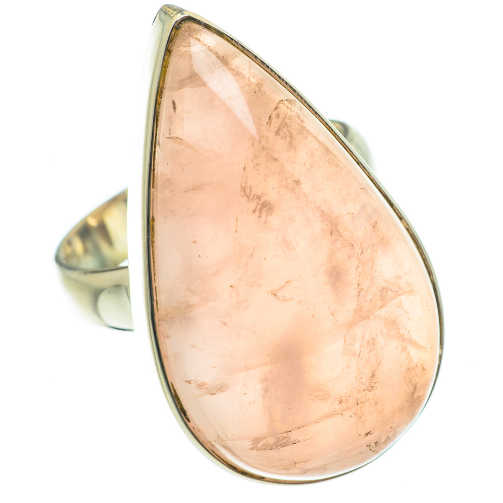 Rose Quartz Rings handcrafted by Ana Silver Co - RING63827
