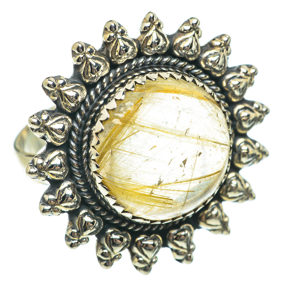 Rutilated Quartz Rings handcrafted by Ana Silver Co - RING63832