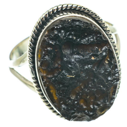 Tektite Rings handcrafted by Ana Silver Co - RING63833