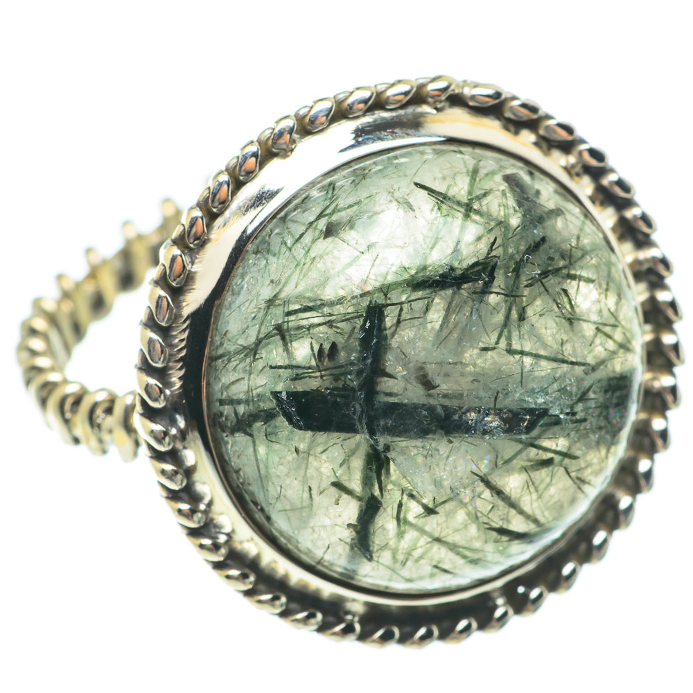 Tourmalinated Quartz Rings handcrafted by Ana Silver Co - RING63837