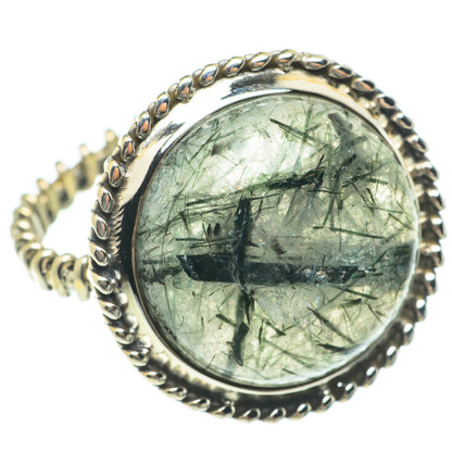 Tourmalinated Quartz Rings handcrafted by Ana Silver Co - RING63837