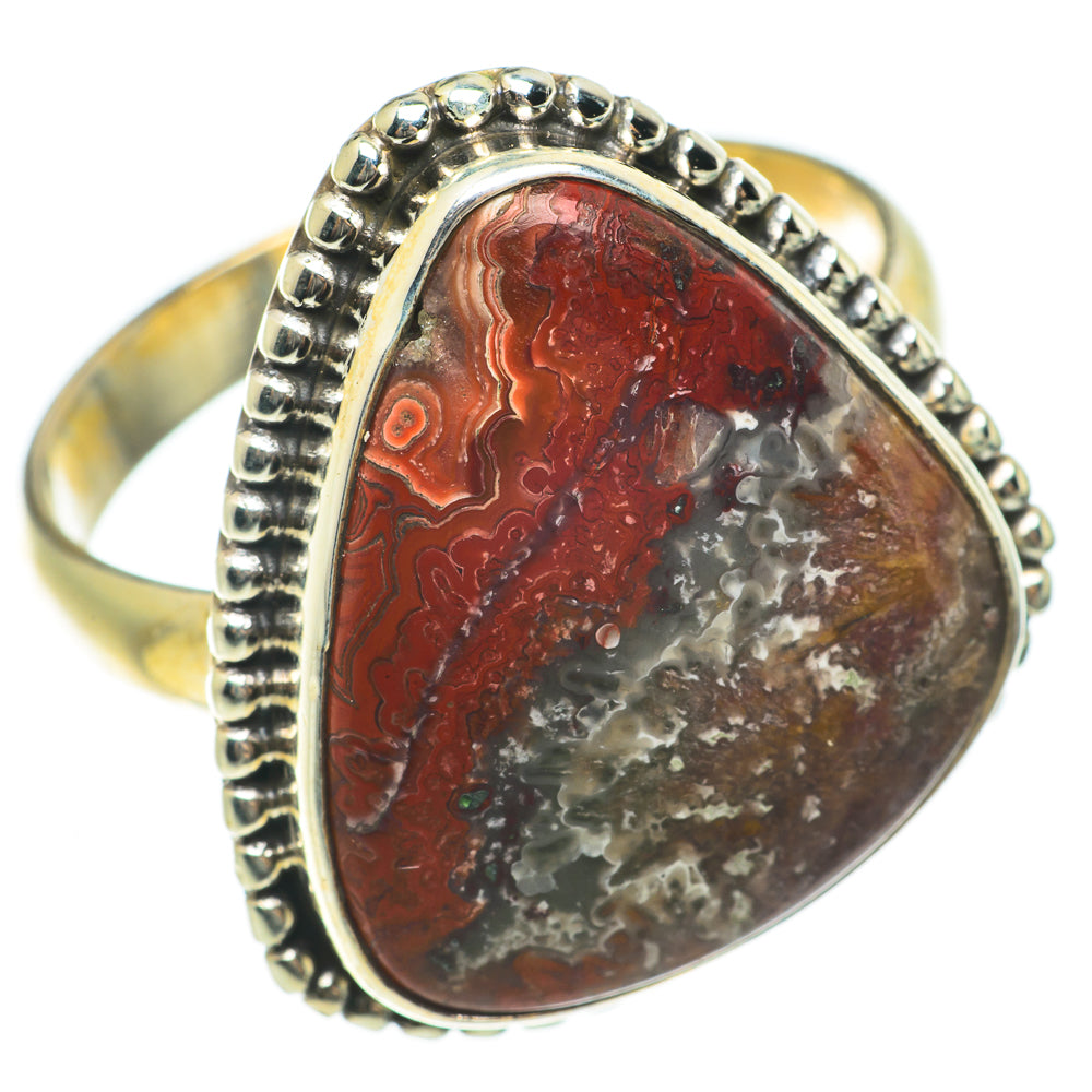Moroccan Agate Rings handcrafted by Ana Silver Co - RING63851