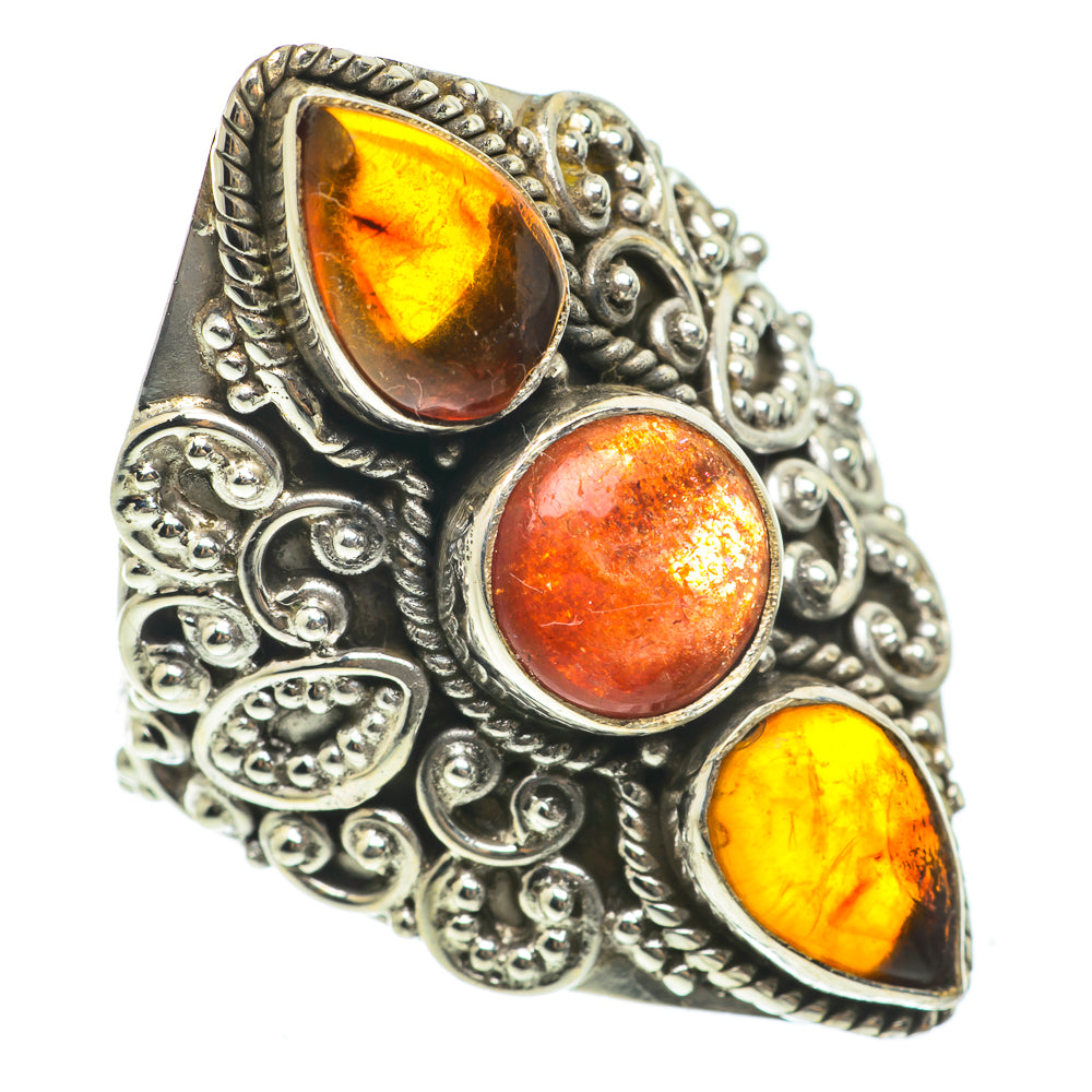 Sunstone Rings handcrafted by Ana Silver Co - RING63853