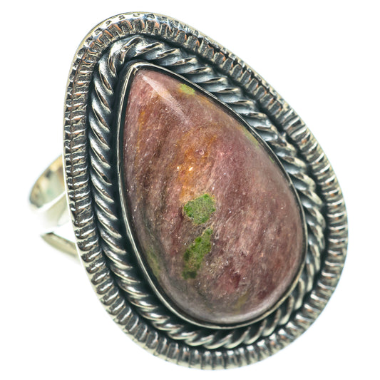 Ruby Zoisite Rings handcrafted by Ana Silver Co - RING63854