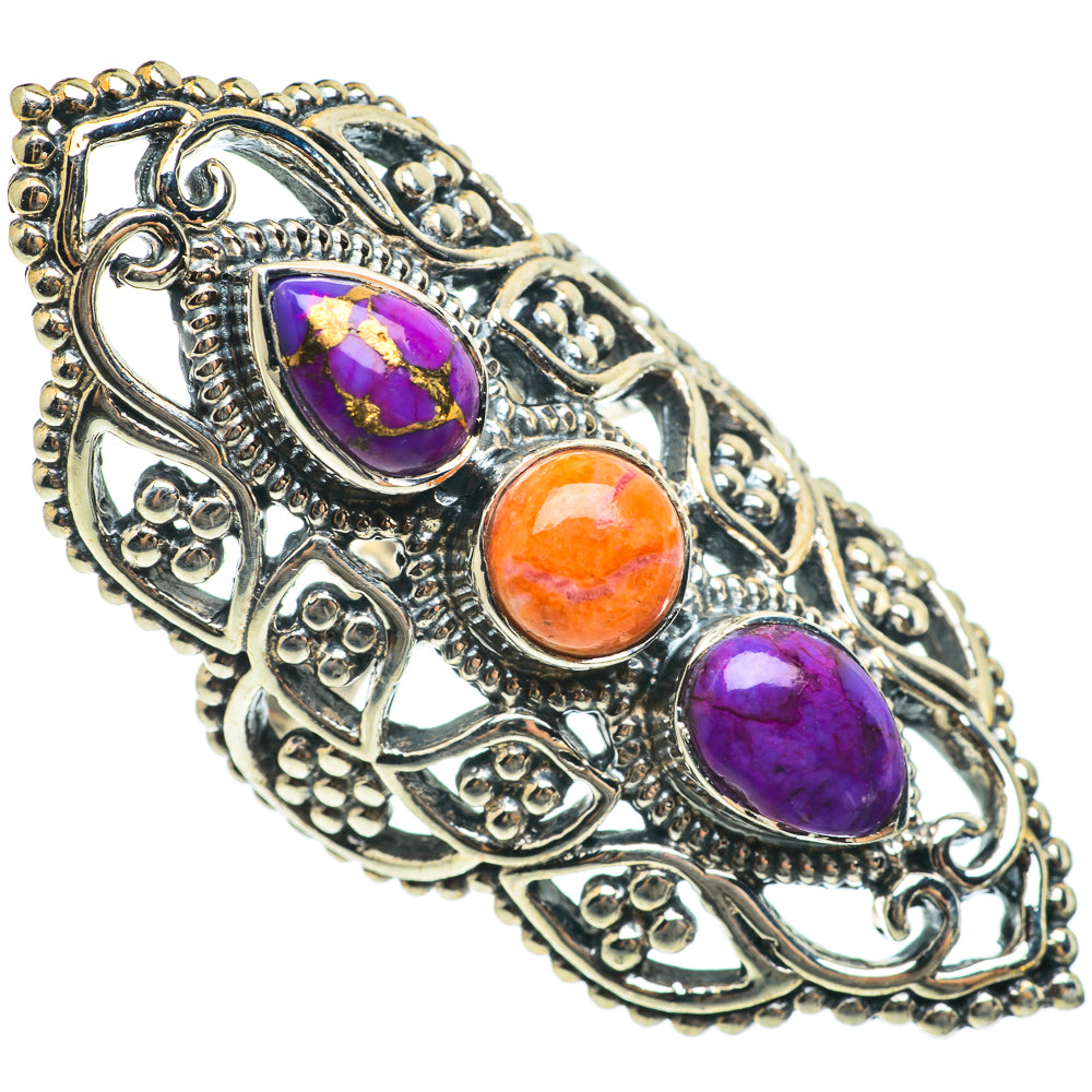 Sponge Coral Rings handcrafted by Ana Silver Co - RING63857