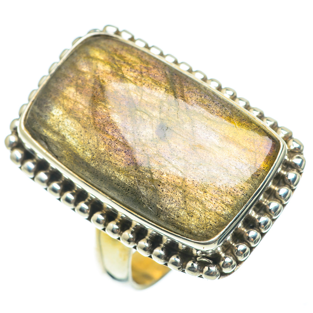Labradorite Rings handcrafted by Ana Silver Co - RING63858