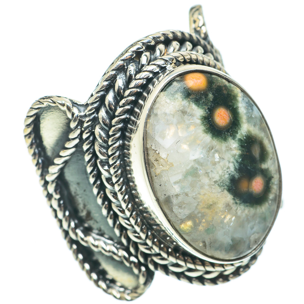 Ocean Jasper Rings handcrafted by Ana Silver Co - RING63874