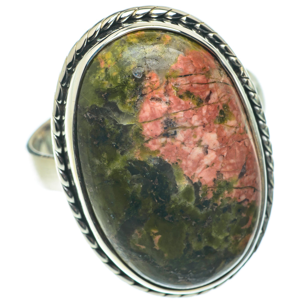 Unakite Rings handcrafted by Ana Silver Co - RING63885