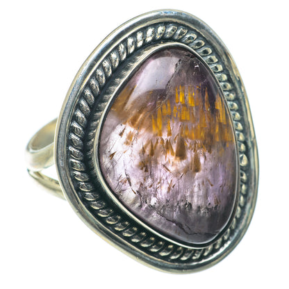 Cacoxenite Amethyst Rings handcrafted by Ana Silver Co - RING63894