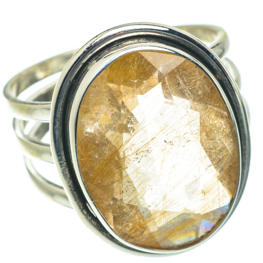 Rutilated Quartz Rings handcrafted by Ana Silver Co - RING63896