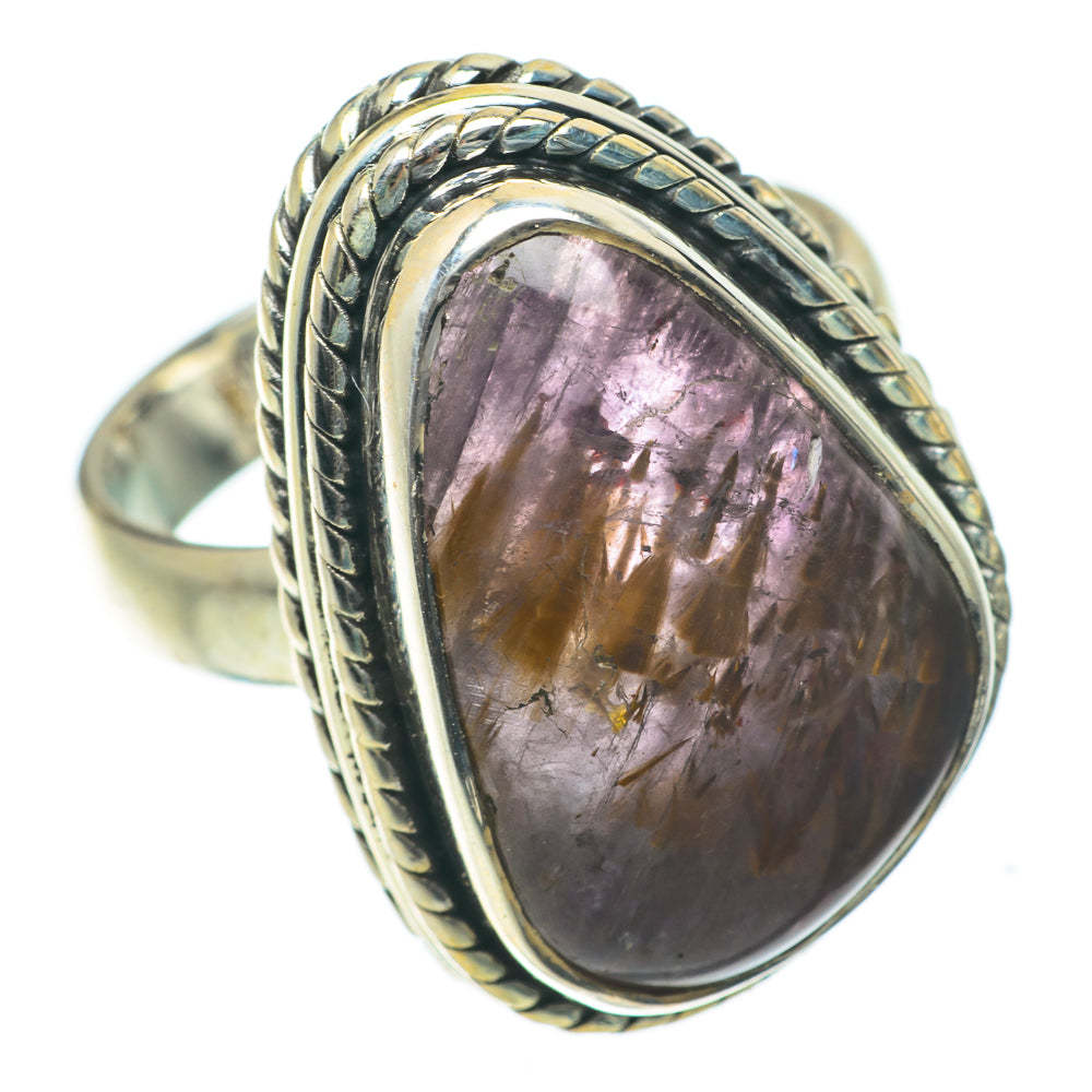 Cacoxenite Amethyst Rings handcrafted by Ana Silver Co - RING63919