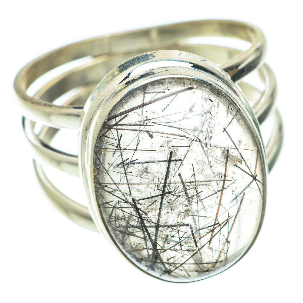 Tourmalinated Quartz Rings handcrafted by Ana Silver Co - RING63922
