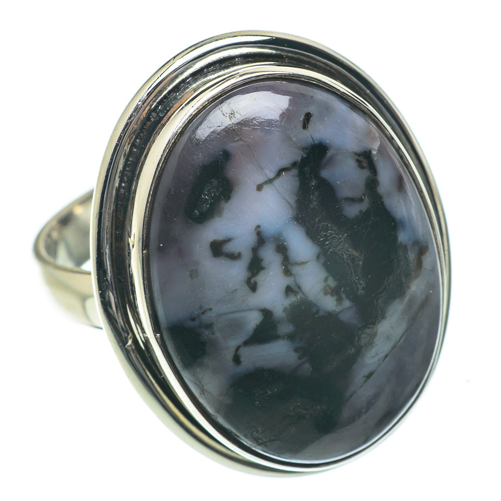 Gabbro Stone Rings handcrafted by Ana Silver Co - RING63923