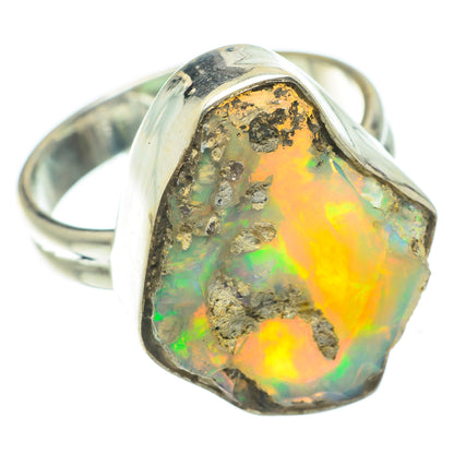 Ethiopian Opal Rings handcrafted by Ana Silver Co - RING63928