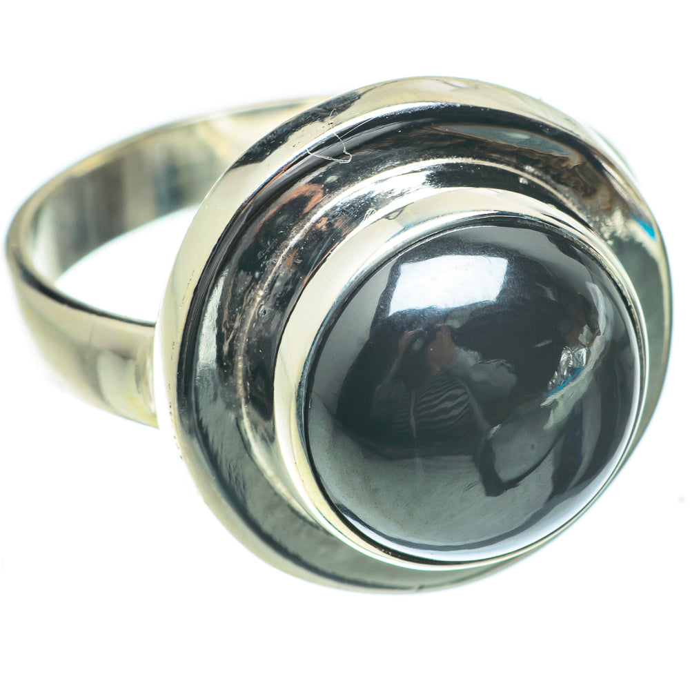 Hematite Rings handcrafted by Ana Silver Co - RING63931