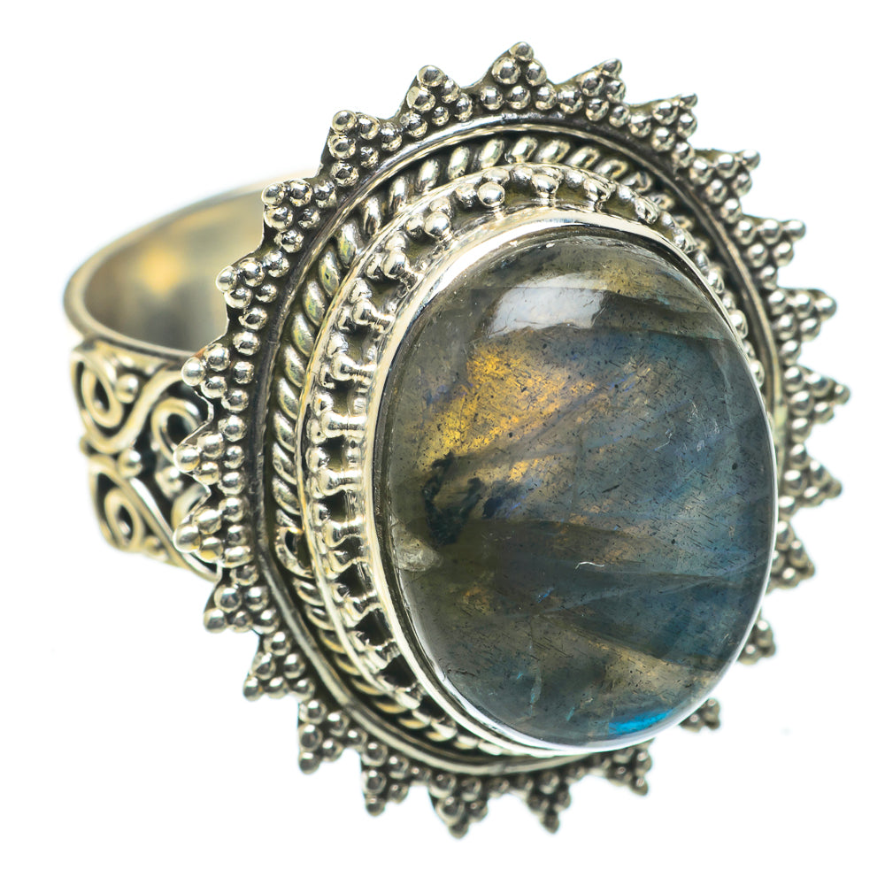 Labradorite Rings handcrafted by Ana Silver Co - RING63933