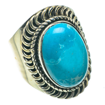 Tibetan Turquoise Rings handcrafted by Ana Silver Co - RING63950