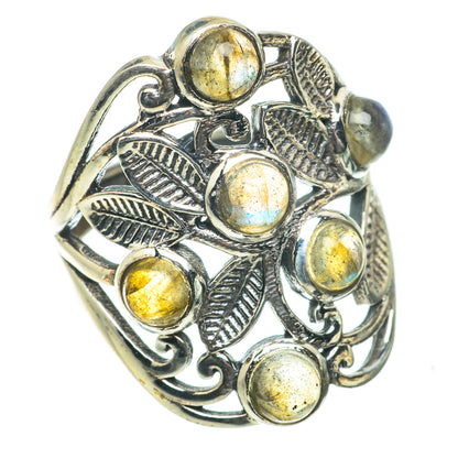 Labradorite Rings handcrafted by Ana Silver Co - RING63951