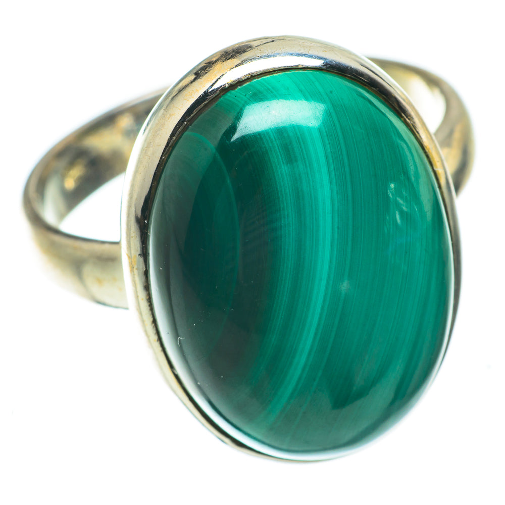 Malachite Rings handcrafted by Ana Silver Co - RING63953