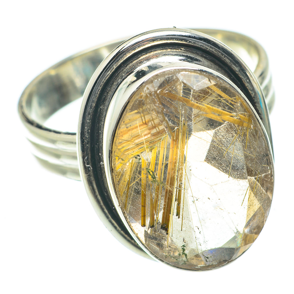 Rutilated Quartz Rings handcrafted by Ana Silver Co - RING63962