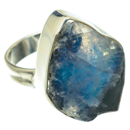 Rainbow Moonstone Rings handcrafted by Ana Silver Co - RING63965