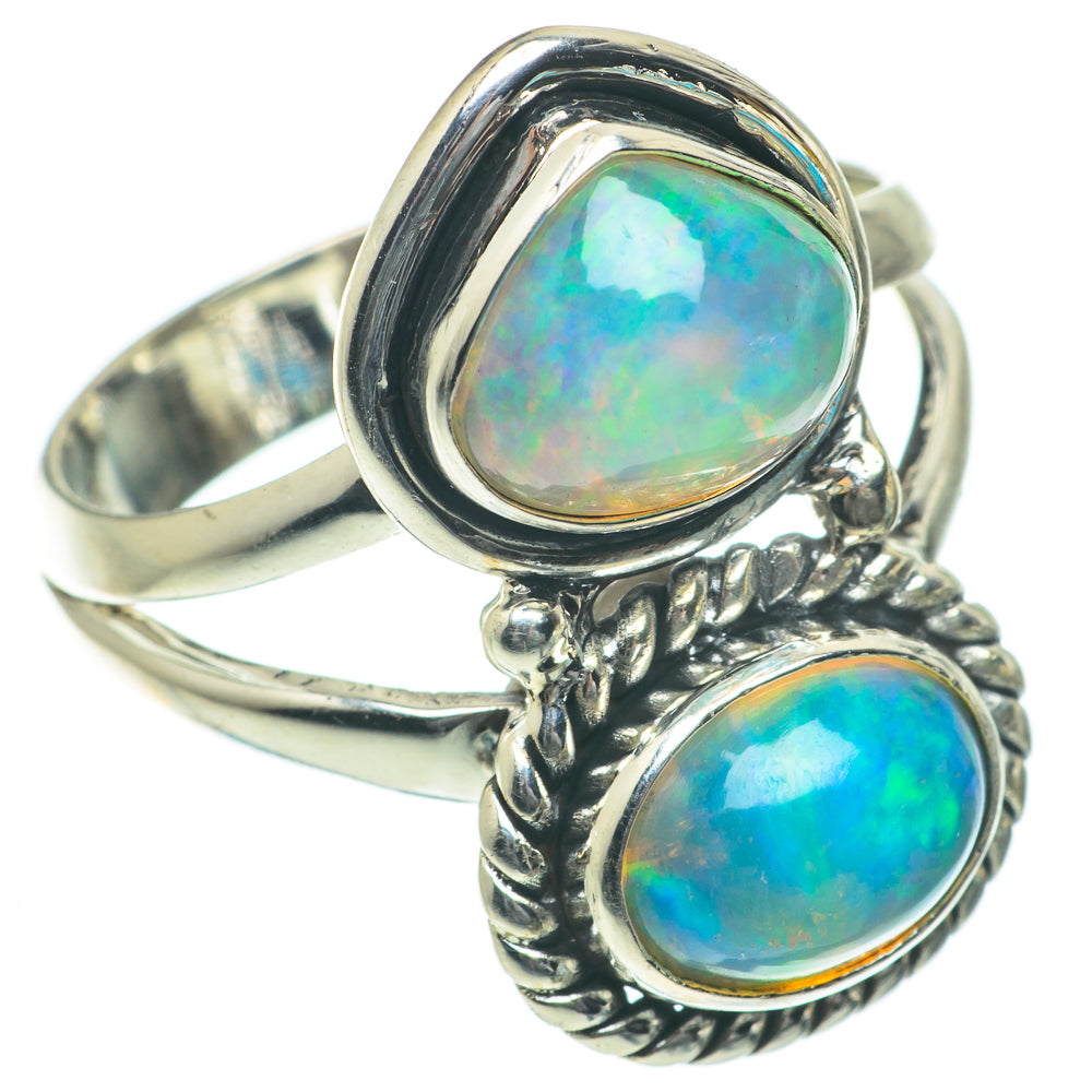 Ethiopian Opal Rings handcrafted by Ana Silver Co - RING63967