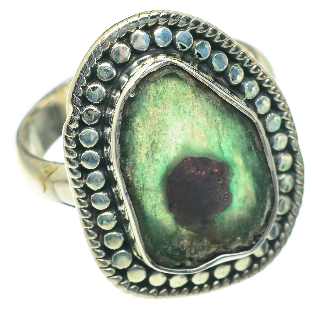 Ruby Fuchsite Rings handcrafted by Ana Silver Co - RING63973