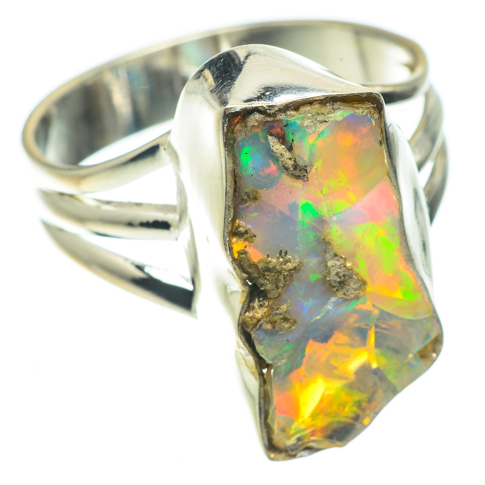 Ethiopian Opal Rings handcrafted by Ana Silver Co - RING63981