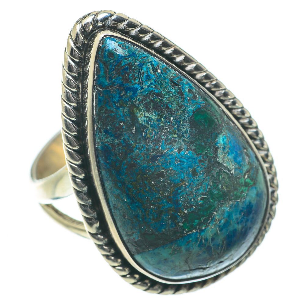 Chrysocolla Rings handcrafted by Ana Silver Co - RING63983