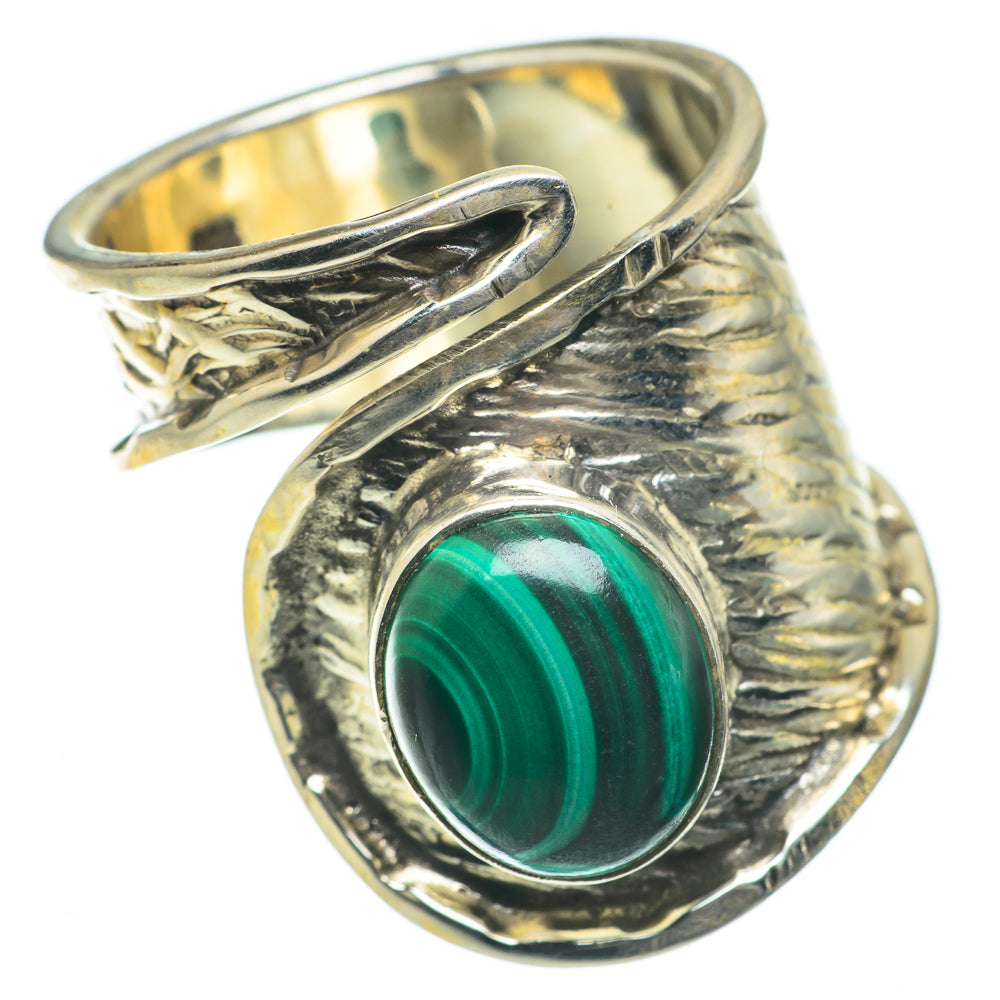 Malachite Rings handcrafted by Ana Silver Co - RING63988