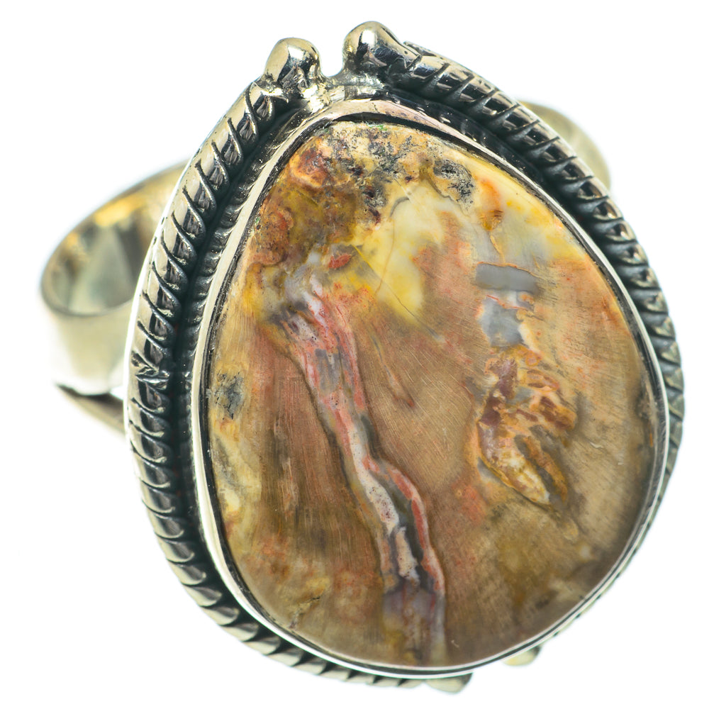Petrified Wood Rings handcrafted by Ana Silver Co - RING63990