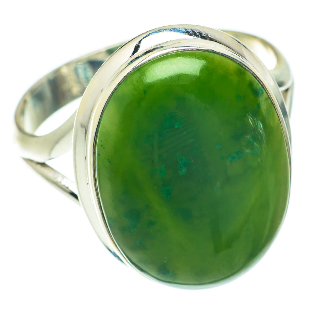 Green Aventurine Rings handcrafted by Ana Silver Co - RING64001
