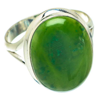 Green Aventurine Rings handcrafted by Ana Silver Co - RING64001
