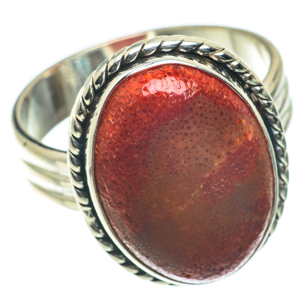 Sponge Coral Rings handcrafted by Ana Silver Co - RING64005