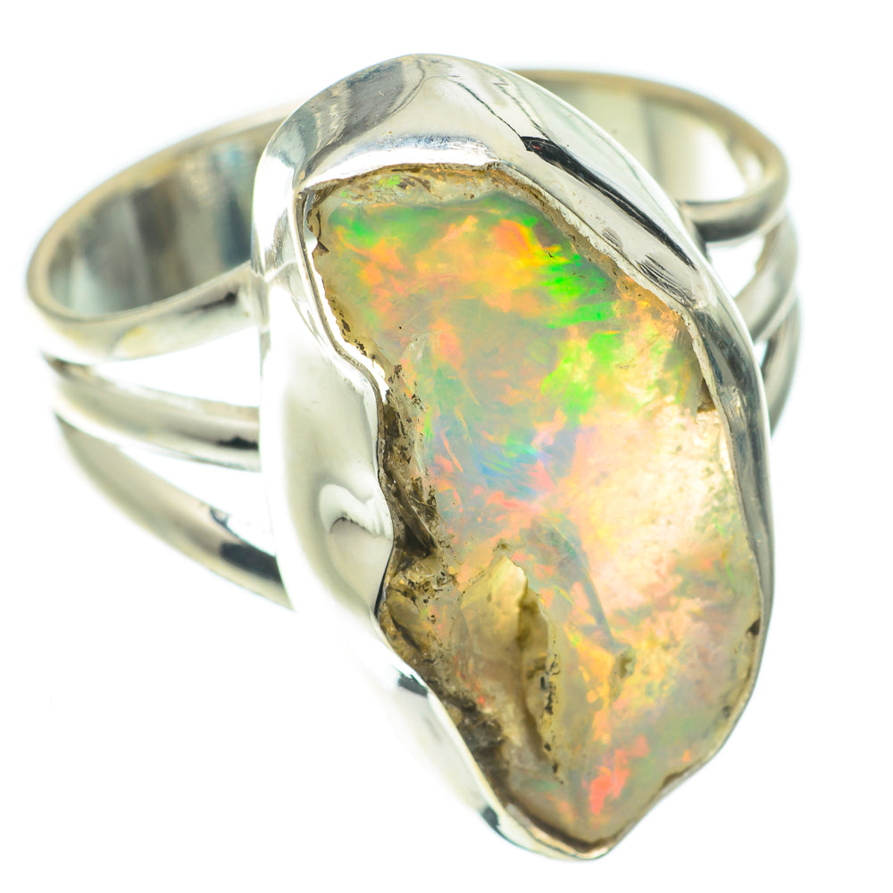 Ethiopian Opal Rings handcrafted by Ana Silver Co - RING64008