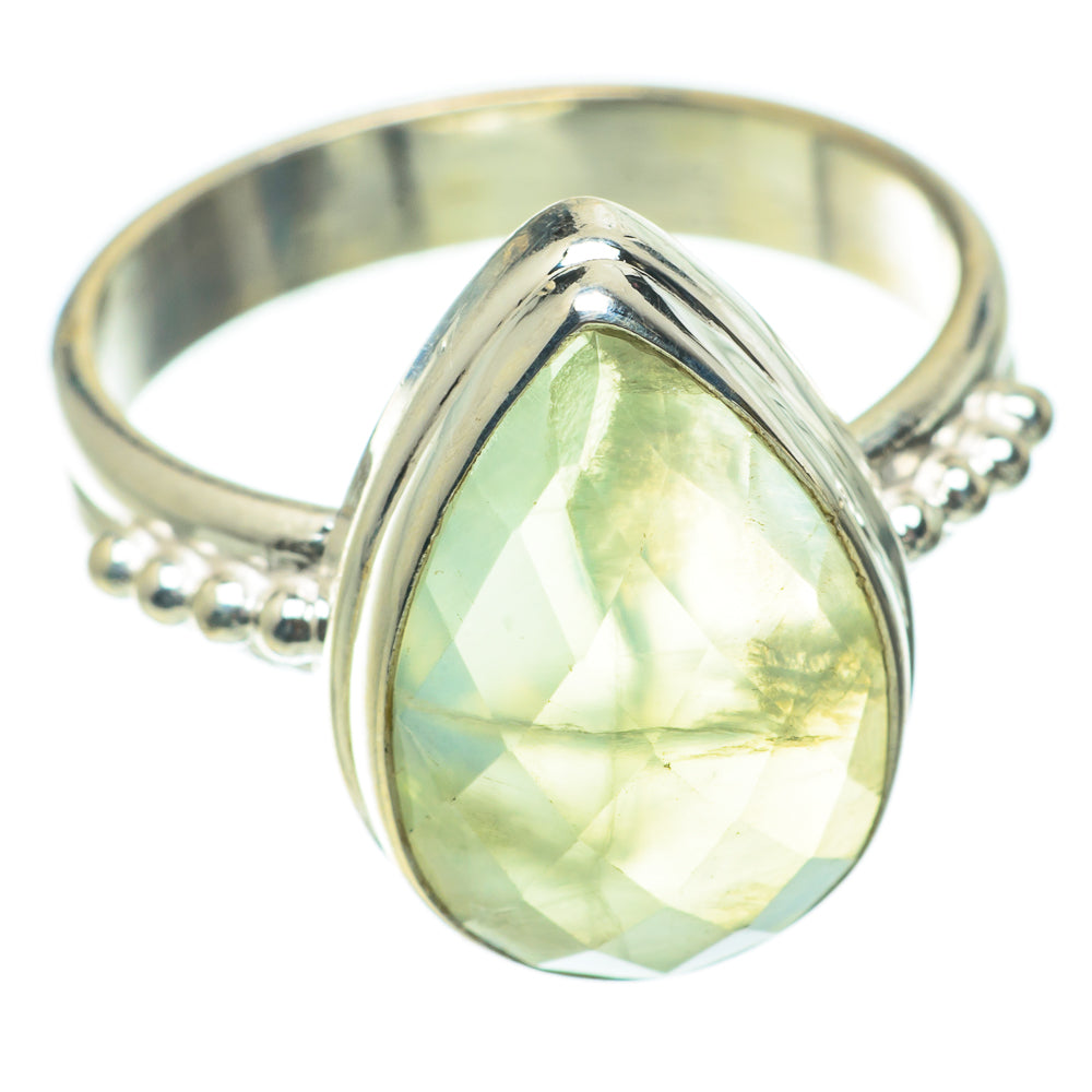 Prehnite Rings handcrafted by Ana Silver Co - RING64013