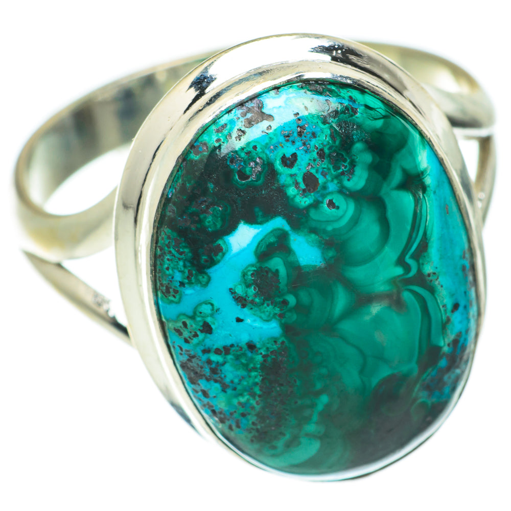 Chrysocolla Rings handcrafted by Ana Silver Co - RING64014