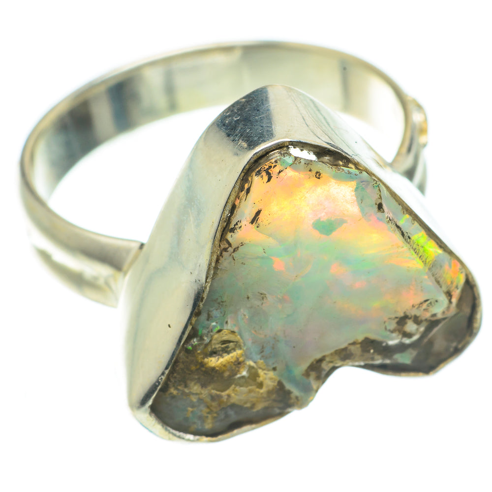 Ethiopian Opal Rings handcrafted by Ana Silver Co - RING64018