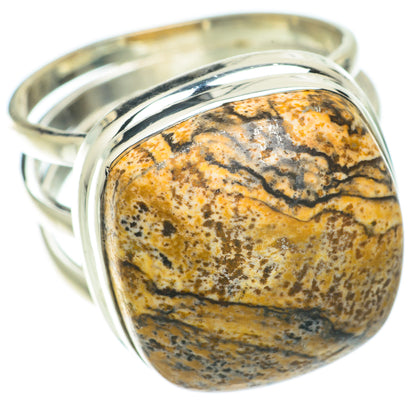 Picture Jasper Rings handcrafted by Ana Silver Co - RING64026